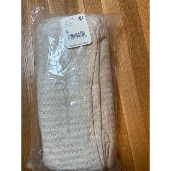 NWT Free People Juicy Long Sleeve Shirt Color Stone Cold White Small - Picture 5 of 9